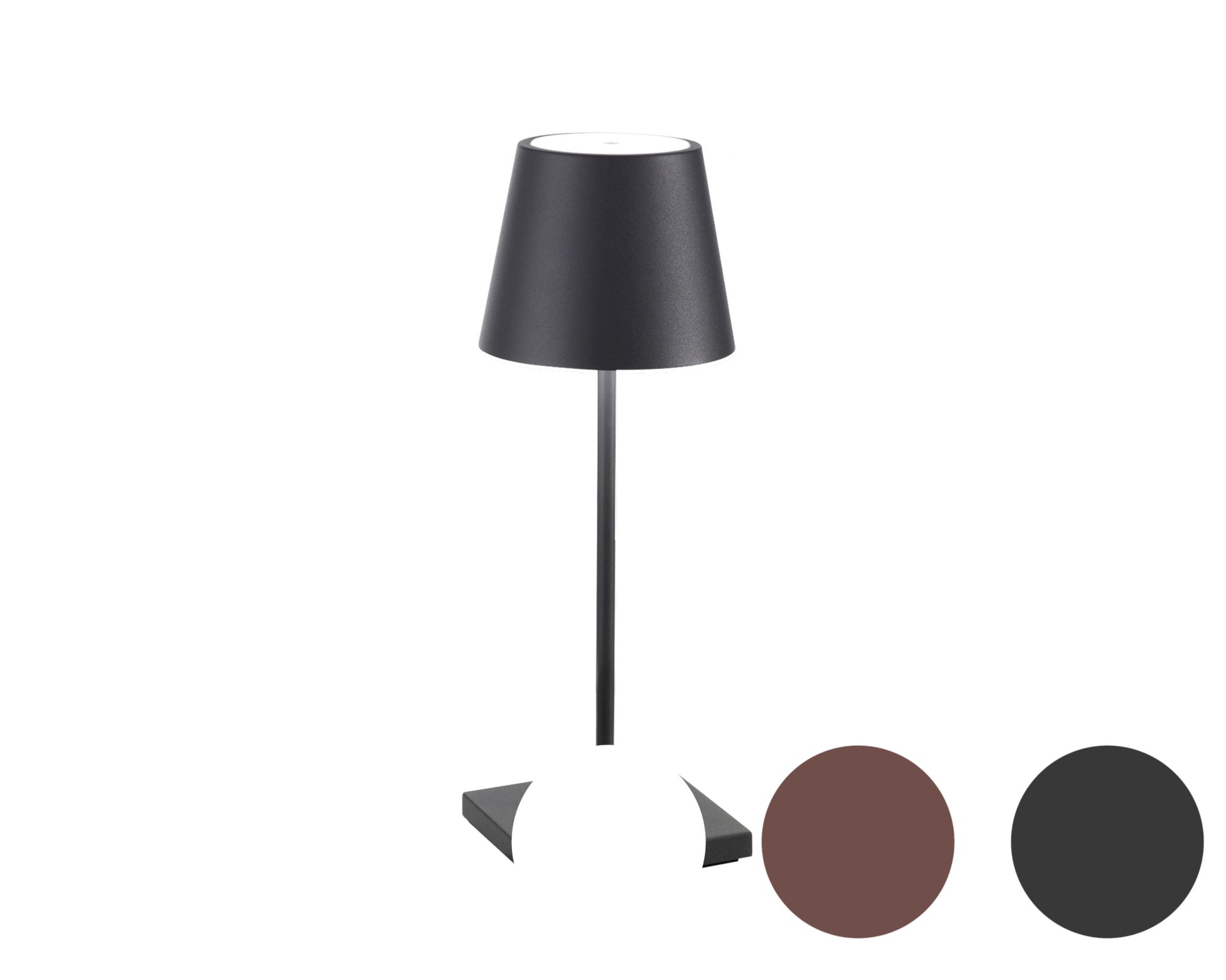 Zafferano »Poldina Pro mini« Akkuleuchte anthrazit Image