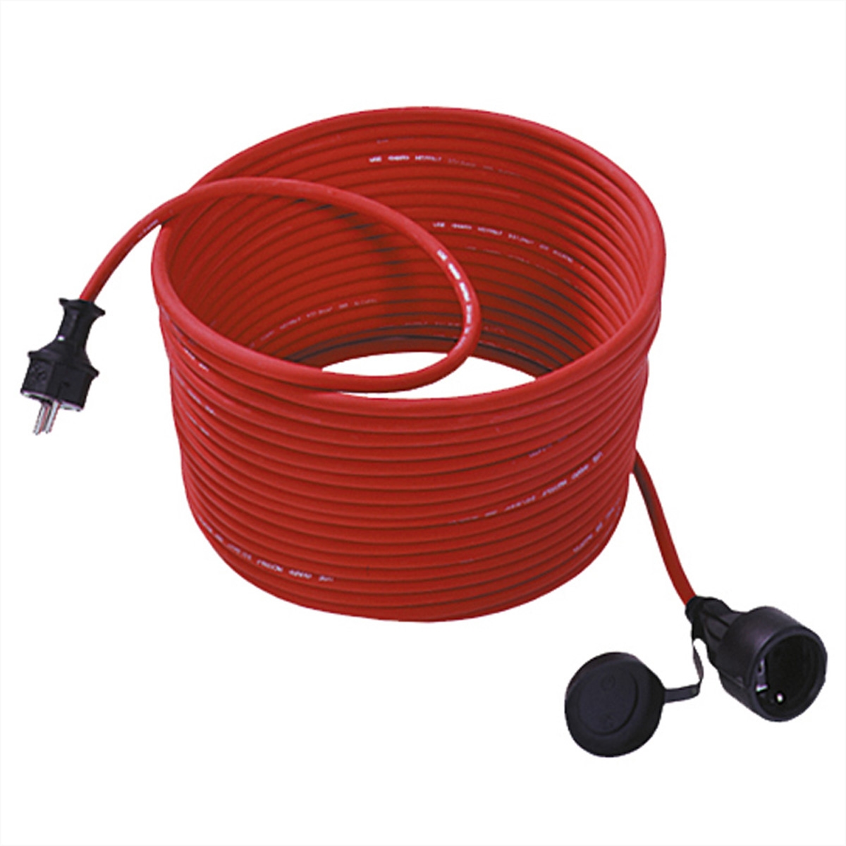 BACHMANN Rasenmäherverlängerung Schutzkontakt, 16 A/250 VAC, Gummi / Neopren, IP55, Outdoor, 25 m Image