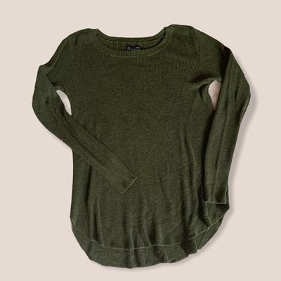 American Eagle Outfitters Tops | Aeo Green Sweater Tee | Color: Green | Size: See Listing