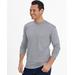 Blair John Blair Everyday Jersey Knit Long-Sleeve No-Pocket Crew Neck Tee - Grey - 4XL