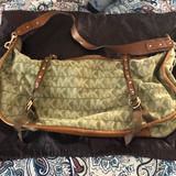 Michael Kors Bags | Authentic Michael Kors Green Bag | Color: Brown/Green | Size: Os