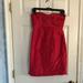 J. Crew Dresses | J. Crew Red/Rose Strapless 100% Silk Party Dress | Color: Pink/Red | Size: 2