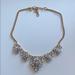 J. Crew Jewelry | J. Crew Crystal Statement Necklace | Color: Gold | Size: Os