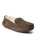 Fireside By Dearfoams Melbourne Genuine Shearling Moc - Mens 13 Brown Slipper W