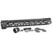 Midwest Industries MI Combat Rail Lightweight Series Handguard M-LOK compatible Black 15in MI-CRLW15