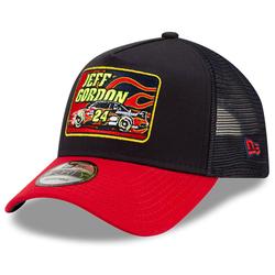 Men's New Era Navy/Red Jeff Gordon Legends 9FORTY A-Frame Adjustable Trucker Hat