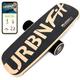 URBNFit Balance Board Trainer - Roller Board For Exercise, Athletic Training and Board Sports - Fun Workout Equipment For Balance, Stability and Improving Core Strength - Free Workout Guide Included