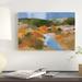 Red Barrel Studio® Autumn in the West by Julia Purinton - Wrapped Canvas Painting Print Canvas in Green/Orange | 12 H x 18 W x 1.25 D in | Wayfair
