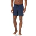 Quiksilver Herren Solide elastische Taille Volley Badehose Badeanzug Boardshorts, Marineblauer Blazer, L