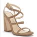 Jessica Simpson Shoes | Jessica Simpson Raymie Sandals Fawny Suede Size 9 | Color: Tan | Size: 9