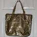 Coach Bags | Coach Gold Metallic Patent Leather Tote | Color: Gold | Size: Os