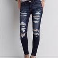 American Eagle Outfitters Jeans | American Eagle 360 Ne(X)T Level High Waist Jeans | Color: Blue | Size: 2 (Juniors)