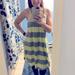 Free People Dresses | Free People Merida Combo Tunic Top/Dress/Cover Up | Color: Gray/Yellow | Size: M