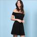 Free People Dresses | Free People Black Mambo Off Shoulder Mini Dress | Color: Black | Size: S