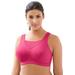 Plus Size Women's No-Bounce Camisole Sport Bra by Glamorise in Rose Violet (Size 42 C)