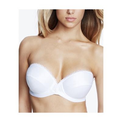 Plus Size Women's Margeau Low Plunge Strapless Bra by Dominique in White (Size 32 B)