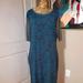 Lularoe Dresses | Julia Dress By Lularoe Size 2xl | Color: Blue/Gray | Size: 2x