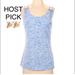 Michael Kors Tops | Beautiful Classy Michel Kors Sleeveless Top S | Color: Blue/White | Size: S