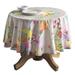 Maison d' Hermine Floral 100% Cotton Round Tablecloth Cotton in Gray | 69 D in | Wayfair TC040RB01