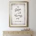 Gracie Oaks Look for Sunshine - Picture Frame Textual Art Print on Paper in Black/Gray | 26.5 H x 36.5 W x 1.5 D in | Wayfair