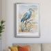 Sand & Stable™ Blue Heron I by Nan - Picture Frame Print Paper, Glass in Blue/Green | 36.5 H x 26.5 W x 1.5 D in | Wayfair