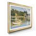 Breakwater Bay The Bridge - Picture Frame Painting Print on Paper in Blue/Green | 30.5 H x 42.5 W x 1.5 D in | Wayfair