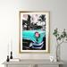 Mercury Row® Vintage Cruise - Picture Frame Photograph Paper in Black/Blue/White | 42.5 H x 30.5 W x 1.5 D in | Wayfair