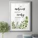 Gracie Oaks Mercies - Picture Frame Textual Art Print on Paper Canvas in Black/Green/White | 30.5 H x 22.5 W x 1.5 D in | Wayfair