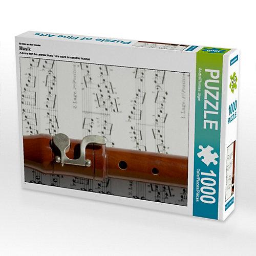 Puzzle CALVENDO Puzzle Musik - 1000 Teile Foto-Puzzle glückliche Stunden Kinder