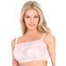 Plus Size Women's Lace Wireless Cami Bra by Comfort Choice in Shell Pink (Size 48 C)