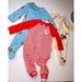 Converse One Pieces | 3 Baby Boy Footed Onsies Size 3 Months | Color: Red/White | Size: 3mb