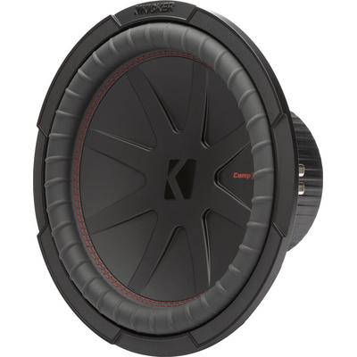 Kicker CompR 48CWR124 12" Dual 4-ohm Component Subwoofer
