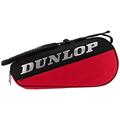 Dunlop Sports Unisex-Erwachsene 2021 CX Club 3-Racket Tennistasche, schwarz/red, 3-Pack