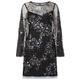 Monsoon Ladies Freyja Sequin Tunic Dress Womens Size 14 - Black