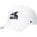 Men's '47 White Chicago Sox 1976 Logo Cooperstown Collection Clean Up Adjustable Hat