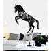 Foundry Select Horse Polygonal Wall Decal, Horse Polygon Sticker, modern Wall Art, Multi Color Vinyl in Gray | 46 H x 50 W in | Wayfair
