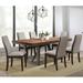 Red Barrel Studio® Steadman 7 - Piece Extendable Dining Set Wood/Upholstered in Gray | 29.5 H in | Wayfair 9F8B536D2B974E77B7FD99DBE7282472