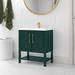 Sand & Stable™ Jewell 30" Single Bathroom Vanity Set Wood/Ceramic in Green | 34.37 H x 29.84 W x 18.5 D in | Wayfair