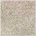 White 48 x 0.7 in Area Rug - Sand & Stable™ Kristin Geometric Handmade Tufted Wool Ivory/Brown Area Rug Wool | 48 W x 0.7 D in | Wayfair