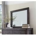 Meadow Solid Wood Beveled Glass Solid Wood Mirror in Graphite - Modus 3FT383