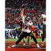 Rob Gronkowski Tampa Bay Buccaneers Unsigned Super Bowl LV Touchdown Spike Celebration Photograph
