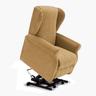 POLTRONA ELEVABILE BERGE' 2 motori con kit ruote - colore Beige