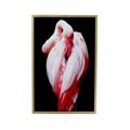 VOSS Design Glas-Bild Flamingo 60x4x90 cm