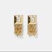 Zara Jewelry | 2/$35 Zara Gold Chain Clip On Earrings | Color: Gold | Size: Os