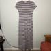 Lularoe Dresses | Lularoe Maria Maxi Dress | Color: Gray/Pink | Size: Xs