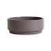 Dining In Grey Nourish Ceramic Dog Food Bowl, 3.6 Cups, Medium, Gray