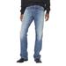 Silver Jeans Men's Gordie Loose Fit Straight Leg Jean (Size 34-34) Indigo, Cotton,Elastine