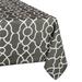 Red Barrel Studio® Geometric Tablecloth Polyester in Gray/White | 60 W x 60 D in | Wayfair 7D8F15C0BC1A493FB53D044B311C3012
