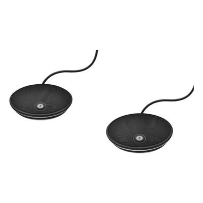 Logitech Zusatzmikrofone für GROUP Videokonferenzsystem, 8.3x8.3x2.1 cm