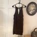 Free People Dresses | Free People Beaded Silk Dress S. New. | Color: Gray | Size: S